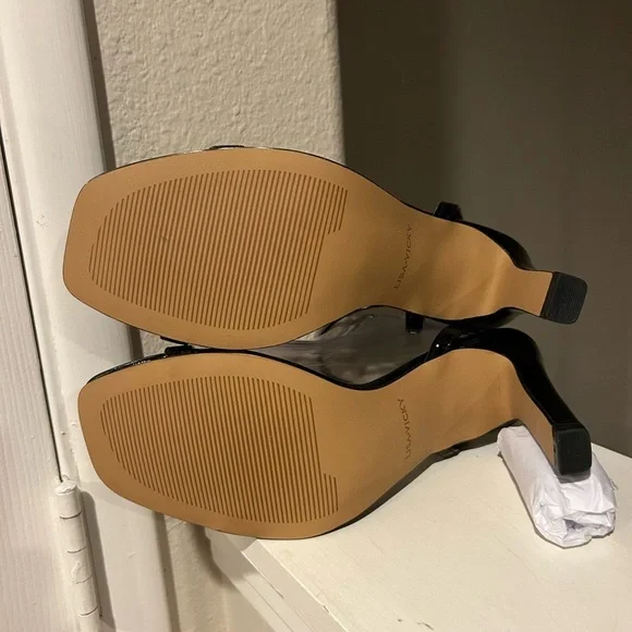 Lisa Vicky - Grace Black Ankle Strap Stiletto Sandal Women Size 8M - Picture 10 of 10